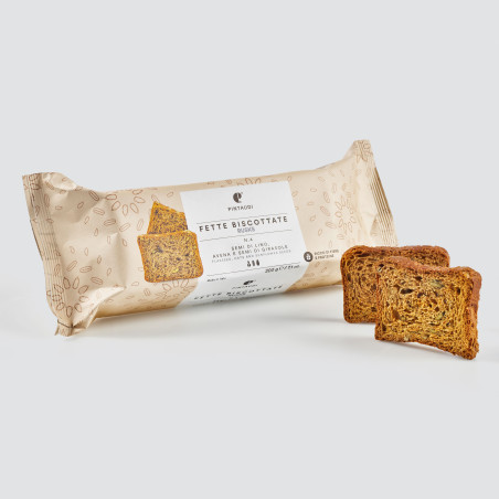Fette Biscottate - Semi di Lino, Girasole e avena