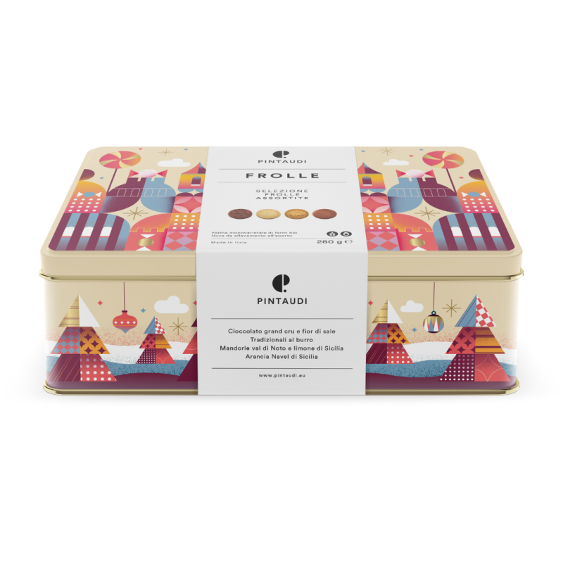 Frolle Assortite - Confezione in Latta Natale