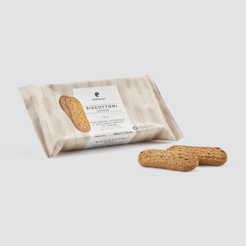 Biscottoni n. 3 - Grano integrale italiano e zucchero grezzo di canna